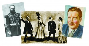 From left to right: John Philip Sousa, the Four Cohens, John Love Boles